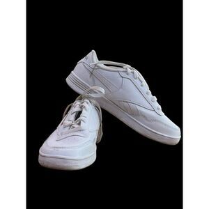 Reebok Classic Womens Size 9 M White Leather Athletic Trainer Sneakers Shoes